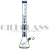 Bong in vetro Bong Wax Bong Percolatore a tre strati Dab Rigs braccio dell'albero Perc Oil Rigs Bubbler Pipe 21,5 pollici Narghilè Tubi d'acqua con Banger al quarzo