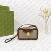Ladies Fashion Casual Designe Luxury Mini Crossbody Clutch Bag Tote Handväska axelväska Messenger väskor Högkvalitativ topp 5A 614368 Purse Pouch