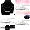 Chaînes En Acier Inoxydable Collier Stray Kids Membre Signature Lettre Sier Couleur Chaîne Pour Femmes Hommes Bijoux Accessoire Bdesybag Dh97U