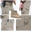 Pantaloni da uomo City Tattici da uomo multitasche cargo militari da combattimento cotone kaki pantaloni neri pantaloni SWAT militari casual pantaloni da escursioneMen's Men'sMe