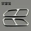 Car Styling Automobiles Tail Throat Decor Frame For Mercedes Benz CLA C117 Exhaust Pipe Trim Covers Stickers Auto Accessories