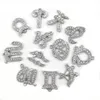 12 Constellations Rhinestone Charms Designer Jibz För Croc Skor Decaration Badg Pendant Träskor Kid Girls Women Presenter