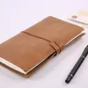 Anteckningar pu läder anteckningsbok handgjorda vintage dagbok journal skissbok planerare tn rese cover