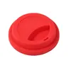 9cm Silicone Cup Lid Reusable Porcelain Coffee Mug Spill Proof Caps Milk Tea Cups Cover Seal Lids SN6497