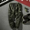 Calças de corrida masculinas calças masculinas de algodão camuflagem casual cargo Clot 220823