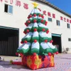 Gratis schip Outdoor Activiteiten Xmas Advertent Giant opblaasbaar kerstboom Grondballonmodel