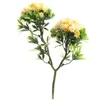 Decorative Flowers & Wreaths 1pc Artificial Flower Branch 2 Strands Plastic Faux Floral Stem Pography Supplies Wedding Party Home Garden Dec