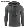 Naranjasabor Autumn Heren Hoodies Slim Hooded Sweatshirts Mens Coats Mannelijke Casual Sportswear Streetwear Brand Kleding N461 220811