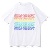 Surpemacy Luxury multicolor T-shirt masculino Letter logo top feminino Casal Moda Unissex estudante Manga curta estilo chique club tee