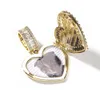 Pendentif Photo sur mesure, petite taille, médaillon en forme de cœur, collier pour hommes et femmes, cadeaux, bijoux hip hop