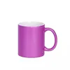 Tazas de sublimación en blanco Taza de café de 11 oz Tazas de cerámica recubiertas de alto grado listas para ser personalizadas y personalizadas oro plata rosa