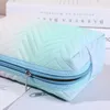 PU Leather zipper cosmetic bage Women Women Makeup Bags Portable Travel Organizer Pouch Bracking Braching Pouch