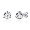 스터드 2 캐럿 D 컬러 Moissanite Diamond Earrings Yellow Gold 925 스털링 실버 여자 여자 패션 스터드 effi22303o