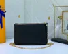 Stilisti Borse da donna Borse a tracolla Luxurys Lady Crossbody Alta qualità Fiori classici Borse a tracolla in pelle Borse a pochette con doppia zip 800L84A