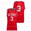 Ceomitness NC State Wolfpack 2022 College Basketbal Reverse Retro Jersey NCAA Alex Nunnally Dereon Seabron Ernest Ross Terquavion Smith Jericole