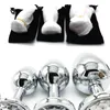 Plug anal en métal de taille moyenne Rosebud Jewelry Butt Plugs Silver Insert Anal en acier inoxydable pour les couples