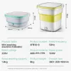 Folding washing machines mini small dormitory household semi-automatic portable washing machine235s