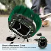 För Apple Watch Series 7 6 5 4 SE Original Hualimei Luxury Zinc Eloy AP Modification Kit Protective Case Band Rem omslag IWATCH 44mm 45mm