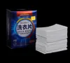 120pcs Efficient New Formula Laundry Detergent Sheet Concentrated Washing Powder Washing Machine Cleaner Cleaning Tablet2640