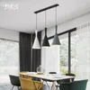 Pendant Lamps Nordic Creative Pendent Lights Modern Stage Dining Room Loft Hanging Lamp Wrought Iron LED Lustre Suspension FixturePendant