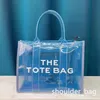 The Tote Bags Clear Jelly Bag Letters ShoppingBag Summer Beach water proof Totes Travel Crossbody Fashion Luxurys Designers Borsa a mano da donna Portafogli borse