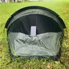 超軽量テントバックパッキングテント屋外キャンプ寝袋テント軽量一人ビビー BagTent 220530