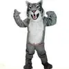 Costume de mascotte de tigre à fourrure longue fourrure Fursuit adulte personnage de dessin animé déguisement Halloween noël Anime défilé Suits277Z