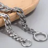 Link Chain Wide Curb Man armband voor mannen in roestvrijstalen herenjuwelenaccessoires op handpols-armbanden 18-22 cm Vintagelink Lar