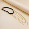 Boho Multilayer Elastic Band Leg Thigh Chain Women Sexy Long Tassel Beach Accesorios Fashion Girl Body Jewelry Gifts Dress