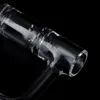 완전 용접 경 사진 가장자리 Highbrid 자동 회 전자 2 개의 회전 구멍이있는 흡연 석영 뱅어 20mmOD 유리 물 봉에 대한 원활한 Terp Slurper 손톱 Dab Rigs