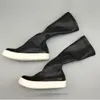 Designer laarzen voor vrouw wintermode zwart over de knieschoen Martins Thigh Booties Platform Heel Soft Real Leather Luxueuze schoen EU43