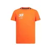 Max33 Verstappen F1 – T-shirt de course Bull de couleur rouge, maillot de l'équipe de sport automobile de formule 1, vêtements à manches courtes, Orange, été, 2022