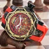 Ksa Coole männer Sport Quarzuhr Hohl Zifferblatt Design Mode Lässig Männlich Armbanduhr Reloj de hombre Weihnachten Geschenke