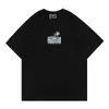 Magliette firmate da uomo Kith Diamond T-shirt a maniche corte tinta unita nera Abbigliamento di marca Girocollo Slim Social Spirit Guy Half Man 00088