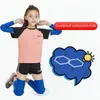 Coude Genouillères Paire Enfants Nid D'abeille Basketball Soutien Enfants Garçons Filles Jambe Manches Veau Protecteur Adolescents Football Genouillères Coude