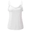 Kvinnors tank tops sommar mode vit suspender toppar damer sexiga cami väst ärmlösa klubbkläder streetwear haut femme l220705