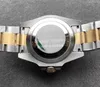 Relógios resistentes à água 904l aço automático Cal.3186 n Factory Watch Real embrulhado 18K ouro nunca desapareceu moldura de cerâmica GMT 116713