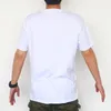 Armazém local sublimação branca em branco camisetas de transferência de calor roupas modais roupas de pai-filho DIY S/m/l/xl/xxl/xxxl a12