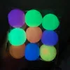 Palla bersaglio luminosa Interazione genitore-figlio Giocattoli agitati Palla adesiva luminosa al buio Palline antistress Squishy Spremere morbide Regali giocattolo per bambini adulti