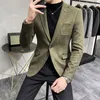 Мужские костюмы Blazers в стиле мужской пиджак корейский самосовершенство