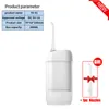 Mini Portable Oral Irrigator Dental Teeth Water Flosser Ultrasonic Tooth Cleaner Waterpulse with 3 Modes Waterproof 220510