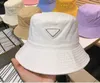 Designer Nylon Bucket Hat For Men and Women Fashion Ladies Mens Autumn Summer Triangle Metal Sun Hats New Spring Fisherman Caps DR2631338