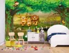 壁のための3Dステレオスピック壁紙のカスタマイズ美しい子供用部屋の壁画装飾絵画壁画壁ステッカー非織物の壁紙装飾壁画