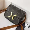 Handtasche Crobody Bag Schulterklappe Geldbörse Lippenstift Taschen Damen Gold Hardware Bedruckte Leder Geldbörse Innentasche