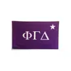 PHI GAMMA DELTA FIJI 플래그 3x5 피트 더블 스티치 고품질 공장 직접 폴리 에스테르와 놋쇠 그로 메트 308h