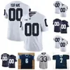 Nik1 2021 PSU Penn State Football Jersey NCAA Collge 14 Sean Clifford 26 Saquon Barkley 21 Noah Cain 87 Pat Freiermuth 9 Trace McSorley