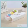 6 rutnät Aron Wrap Paper Wedding Party Present Boxes Chocolates Cookie Packing Box Drop Delivery 2021 Office School Business Industrial Hapbz