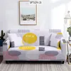 Fundas para sillas con estampado de rayas geométricas, muebles de sala de estar, sofá seccional, funda para sillón, sofá