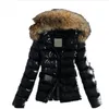 Vinter Damläder Dam Blank dunjacka Dam 2021 Slim Puffer Jacka Damrock Svart Brun Parkas Mujer Chaqueta Doudoune Femme