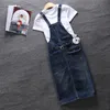 Vrouwen lange denimjurk lente zomer s 5xl losse riem jeans es sundress casual cowboy vrouwelijke kleding 220521